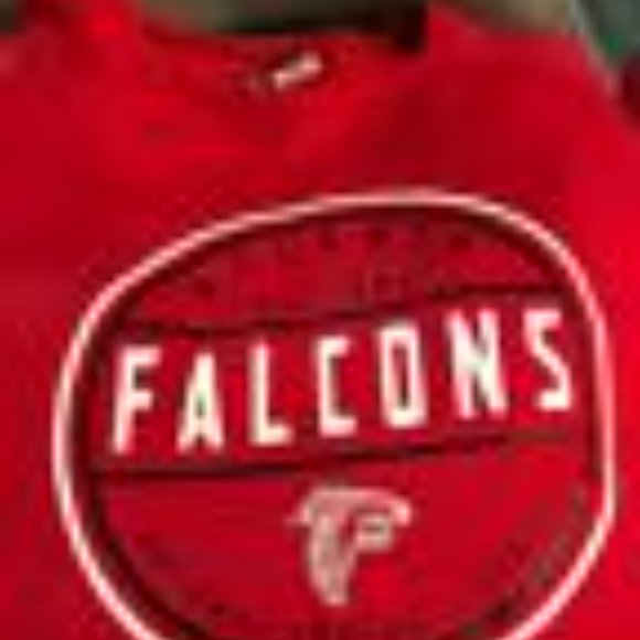ATLANTA FALCONS SWEATSHIRT NFL RED - Picture 1 of 4